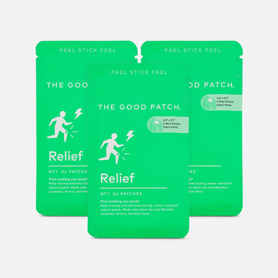 The Good Patch&reg; Relief - Pain Relieving Wellness Patch, 4 ct. (3-Pack), , large image number 0