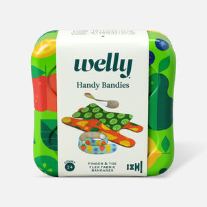 Welly Handy Bandies Veggie Assorted Toe & Finger Flex Fabric Bandages - 24 ct.
