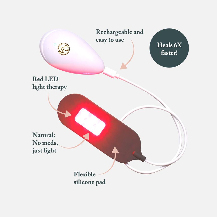 Mommy Matters NeoHeat Red Light Therapy Device + NeoBrief Bundle for Postpartum Healing, , large image number 2